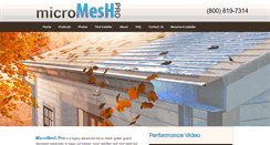 Desktop Screenshot of micromeshpro.com